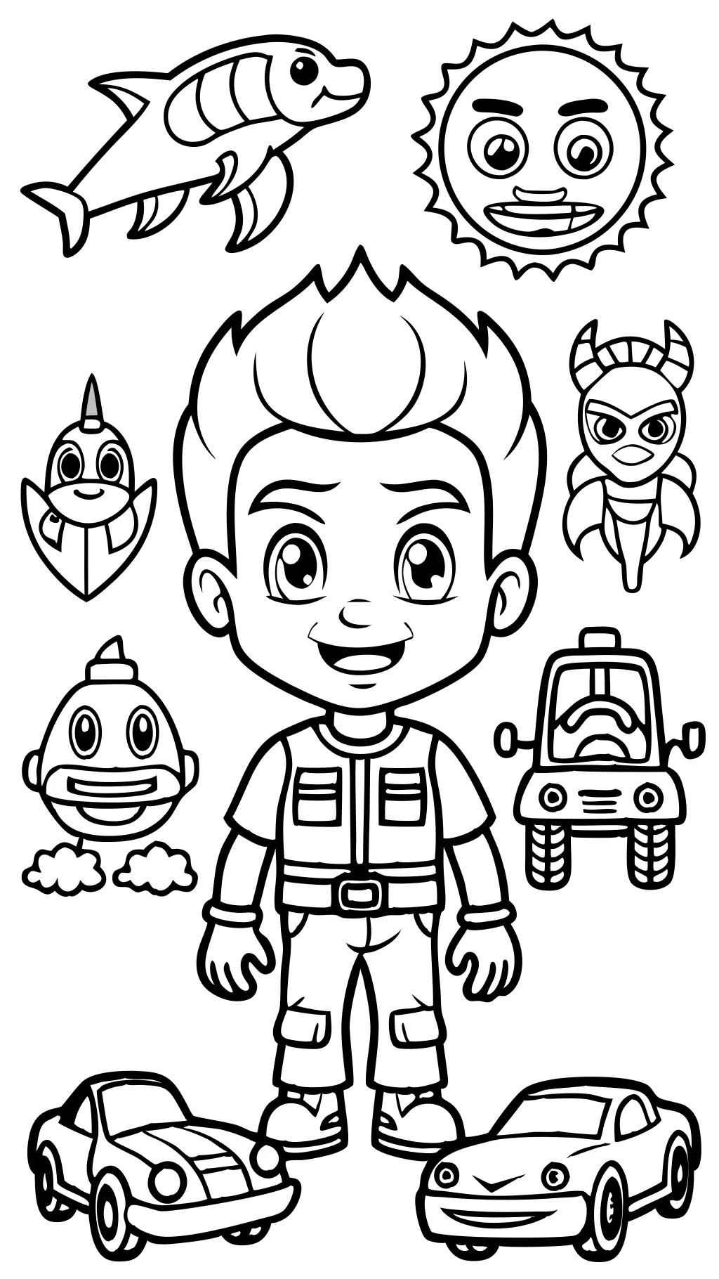 coloring pages for boys